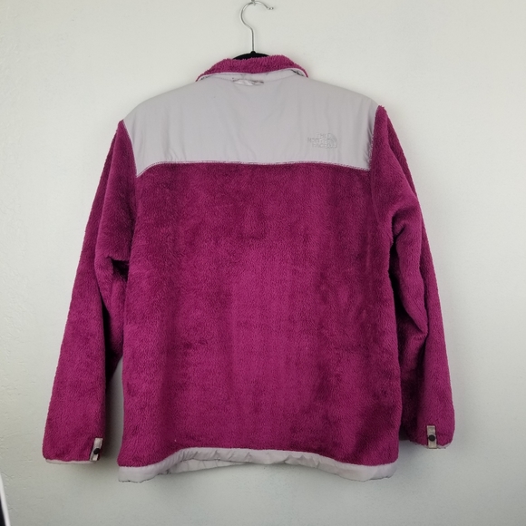 The North Face Gray Red Denali Jacket - Picture 7 of 8